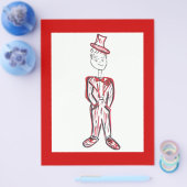 Valentijnsdag Groom Flyer (Enkel)