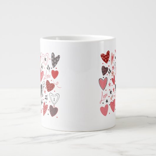 Valentijnsdag Grote Koffiekop (Voorkant)