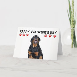 Valentijnsdag Grumpy Rottweiler Kaart