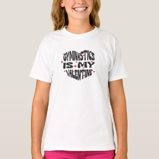Valentijnsdag Gymnastiek T-shirt
