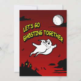 Valentijnsdag Halloween Geesten Verlaten Samen Feestdagenkaart