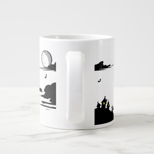 Valentijnsdag Halloween Ghosting Specialty Mok (Achterkant)