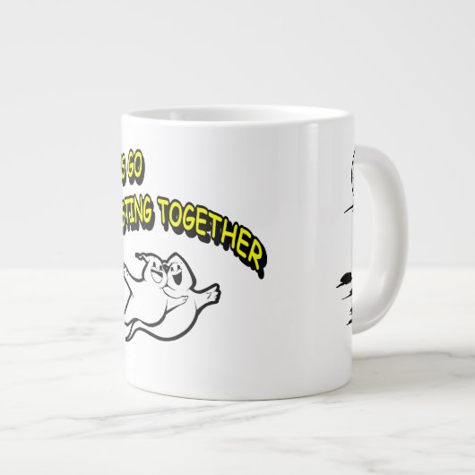 Valentijnsdag Halloween Ghosting Specialty Mok (Voorkant rechts)