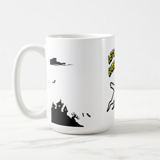 Valentijnsdag Halloween Ghosting Together Mok (Links)