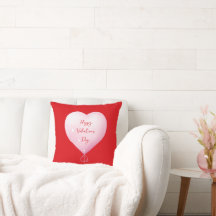 Valentijnsdag Happy Heart Custom Bright Red