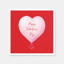 Valentijnsdag Happy Heart Custom Bright Red