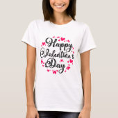 Valentijnsdag, Happy Valentijns Cool T-shirt (Voorkant)