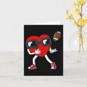 Valentijnsdag Harde Football Ontvanger Tight End B Kaart (Gele Bloem)