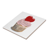 Valentijnsdag hark cupcake tegels tegeltje (Zijkant)