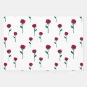 Valentijnsdag harst donkerelegant mooi inpakpapier vel (Voorkant)