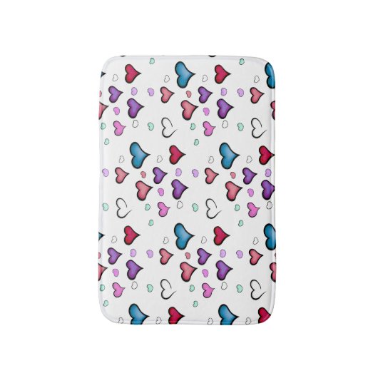 Valentijnsdag hart badmat (Voorkant Verticaal)