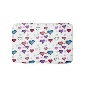 Valentijnsdag hart badmat (Voorkant)