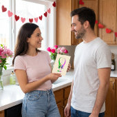 Valentijnsdag Hart Cartoon Personage Feestdagen Kaart