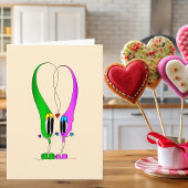 Valentijnsdag Hart Cartoon Personage Feestdagen Kaart