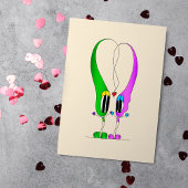 Valentijnsdag Hart Cartoon Personage Feestdagen Kaart