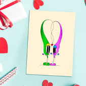 Valentijnsdag Hart Cartoon Personage Feestdagen Kaart