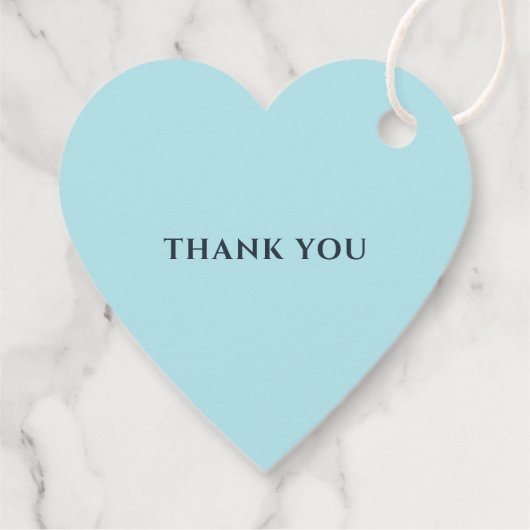 Valentijnsdag hart dank u bedankjes labels (Achterkant)