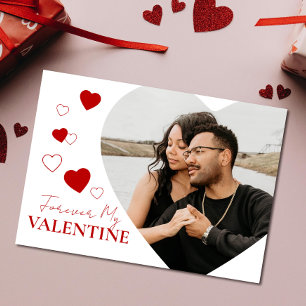 Valentijnsdag hart foto vakantie kaart