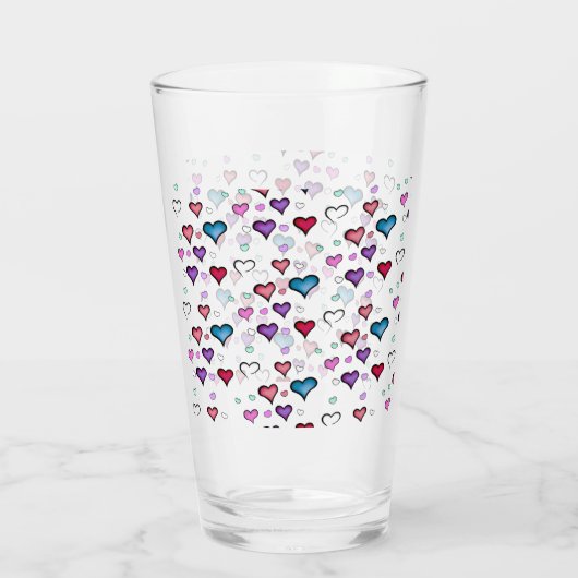 Valentijnsdag hart glas (Achterkant)
