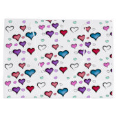 Valentijnsdag hart groot cadeauzakje (Achterkant)