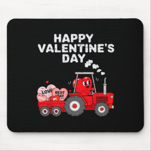 Valentijnsdag Hart In Tractor Grappige Boerderij P Muismat
