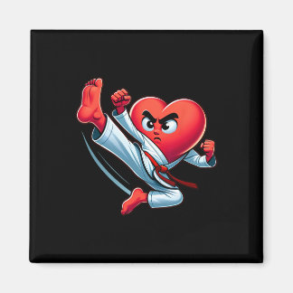 Valentijnsdag Hart Karate Kick Mma Taekwondo Mu Magneet