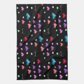 Valentijnsdag hart keukenhanddoek (Verticaal)