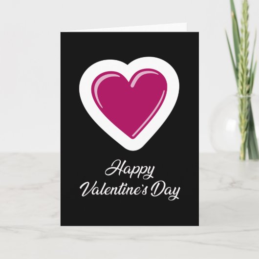 Valentijnsdag Hart Koppels Grappig Cadeau-idee Kaart (Voorkant)