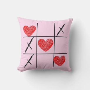 Valentijnsdag Hart Kunst Worp Kussen