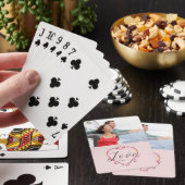 Valentijnsdag Hart Liefde Foto Pokerkaarten (Insitu)