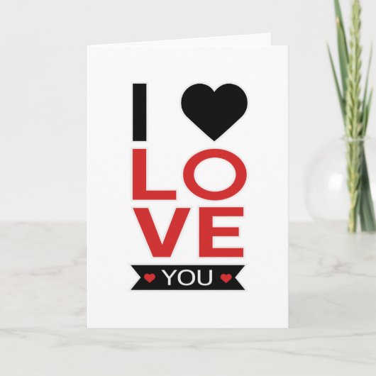 Valentijnsdag Hart Liefde Koppels Cadeau Idee Kaart (Voorkant)