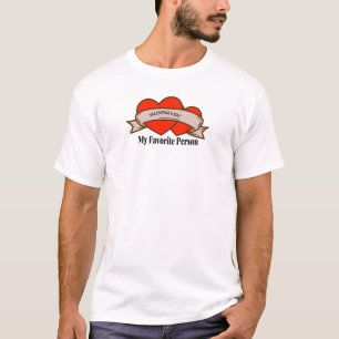 Valentijnsdag Hart Lint Romantische liefde Design T-shirt