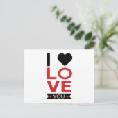 Valentijnsdag Hart Love Couples Cute Gift Idee Briefkaart (Staand voorkant)