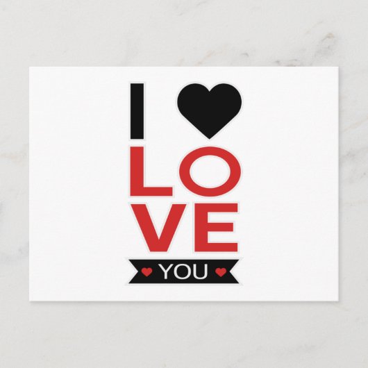 Valentijnsdag Hart Love Couples Cute Gift Idee Briefkaart (Voorkant)