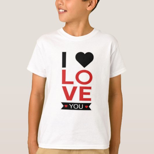 Valentijnsdag Hart Love Couples Cute Gift Idee T-shirt (Voorkant)