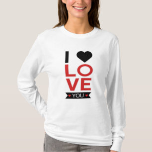 Valentijnsdag Hart Love Couples Cute Gift Idee T-shirt