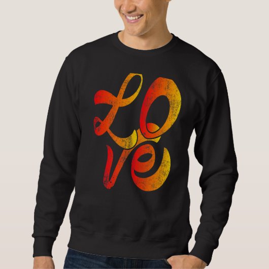 Valentijnsdag Hart Love Funny Matching Couple Trui (Voorkant)