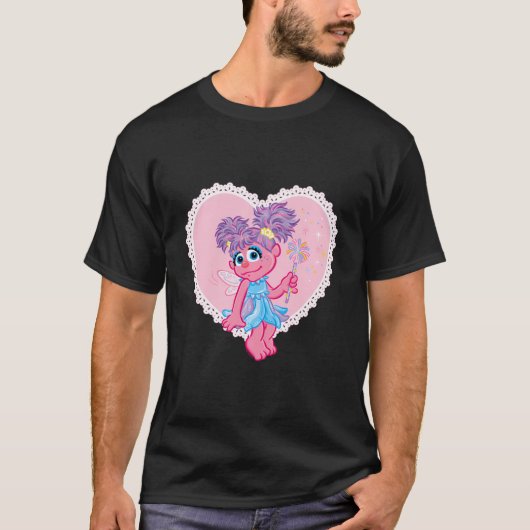 Valentijnsdag Hart Met Abby Cadabby T-shirt (Voorkant)
