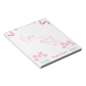 Valentijnsdag  hart notitieblok (Schuin)