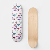 Valentijnsdag hart persoonlijk skateboard (Voorkant)