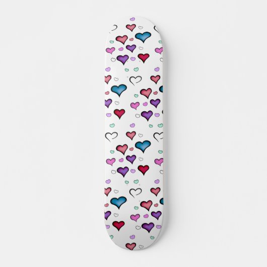 Valentijnsdag hart persoonlijk skateboard (Voorkant)