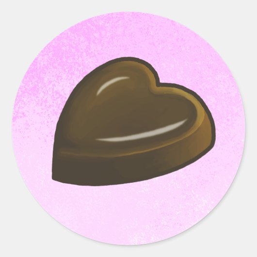 Valentijnsdag Hart Ronde Sticker (Voorkant)