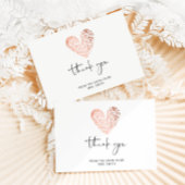 Valentijnsdag hart roos goud bedankt kaart