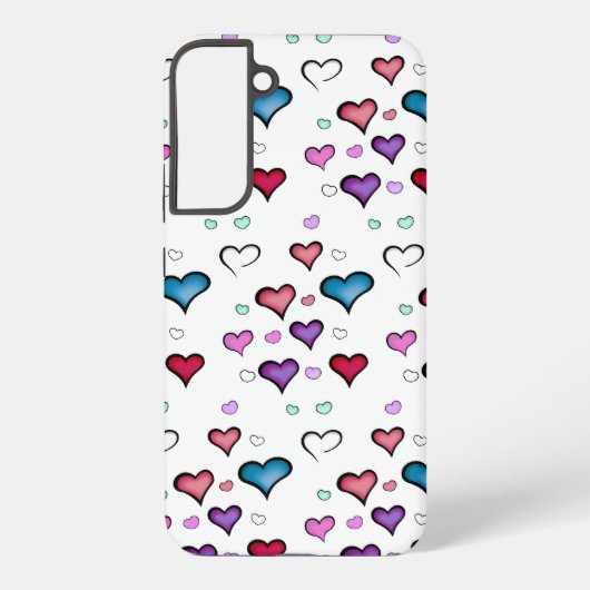 Valentijnsdag hart Samsung Galaxy Hoesje (Achterkant)