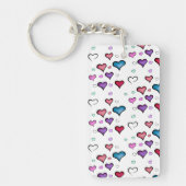 Valentijnsdag hart sleutelhanger (Voorkant)