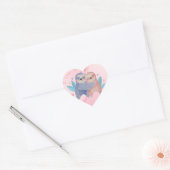Valentijnsdag Hart Sticker (Envelop)