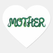 Valentijnsdag Hart Sticker (Voorkant)