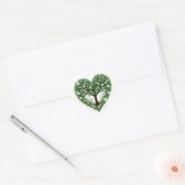 valentijnsdag hart sticker (Envelop)