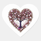 valentijnsdag hart sticker (Voorkant)