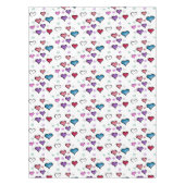 Valentijnsdag hart tablet tafelkleed (Voorkant)